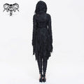 'Violations' Distressed Punk Mesh Coat