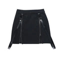 Skinny Skirt with Double Zipper