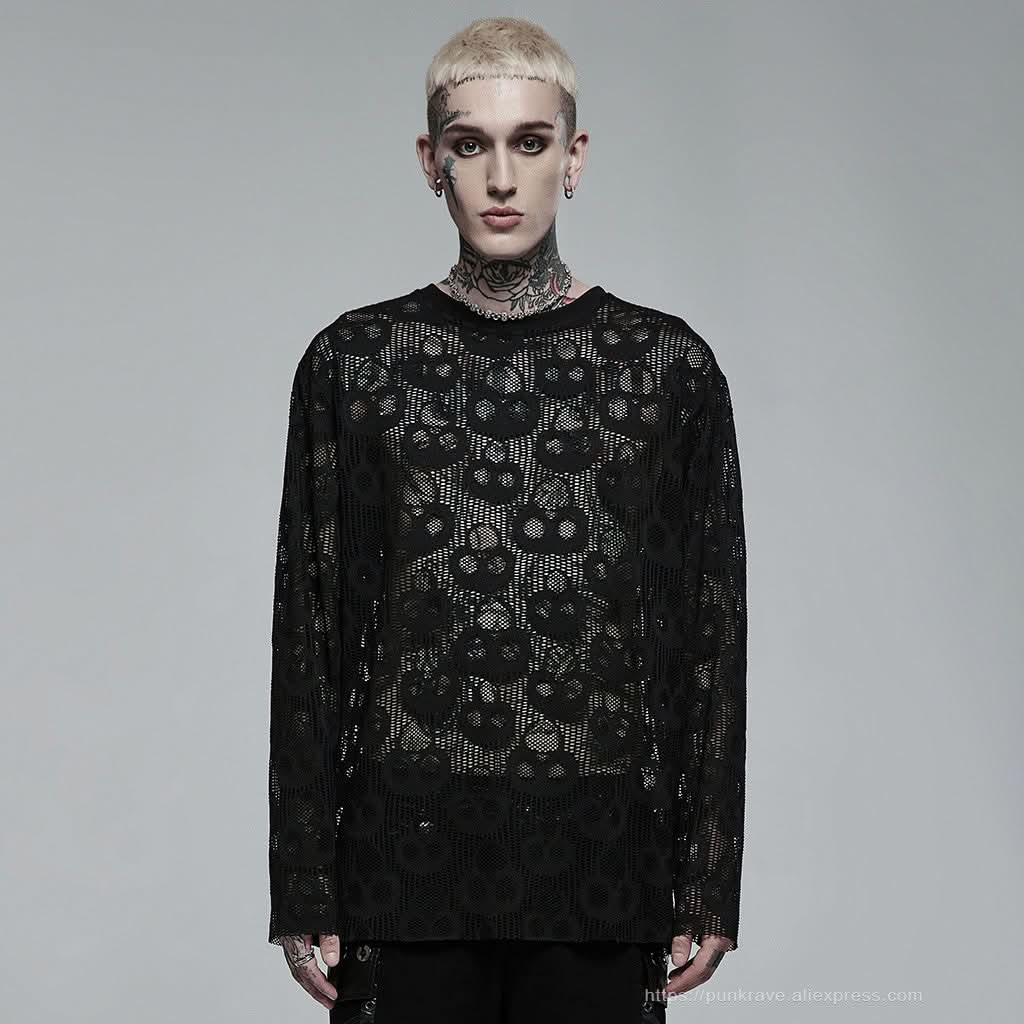 Killing Moon Mesh Skull Tee