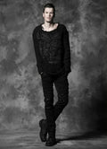 Punk ripped jeans