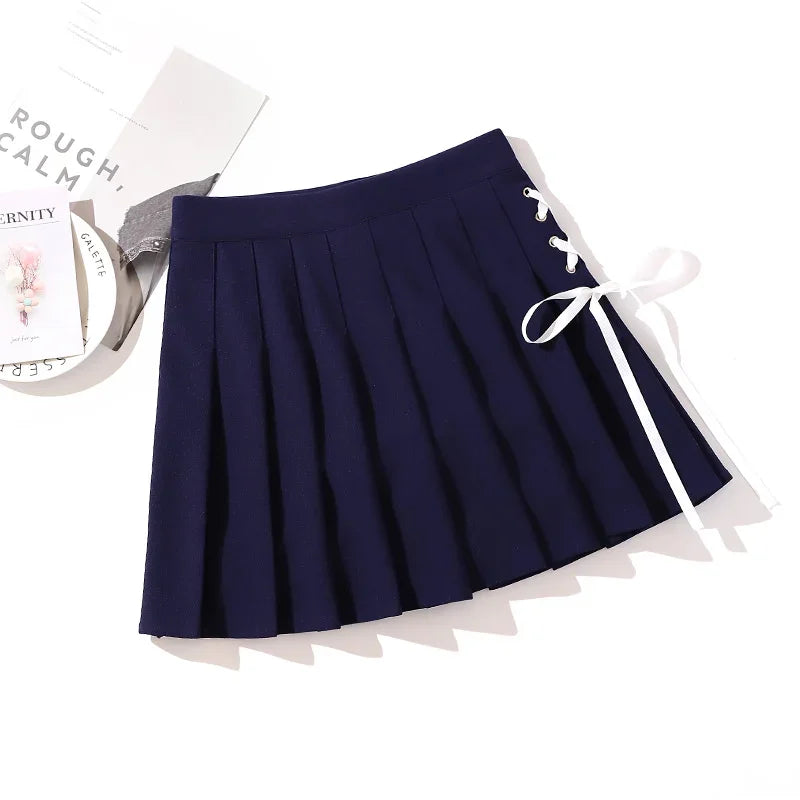 Black High Waist Mini Skirt