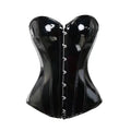 Black PVC Vinyl Corset