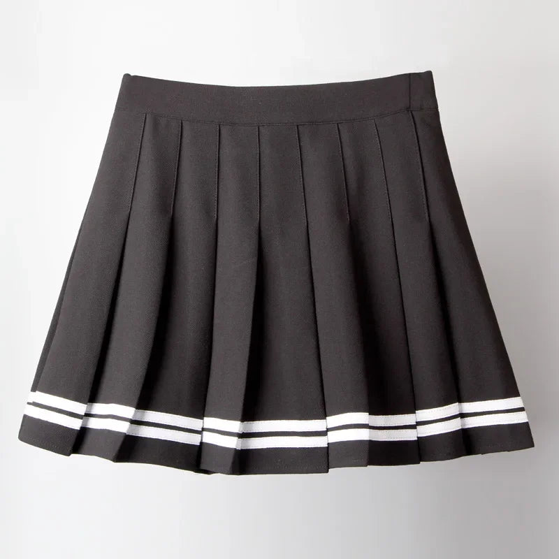 Black High Waist Mini Skirt