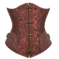 Faux Leather Underbust Corset