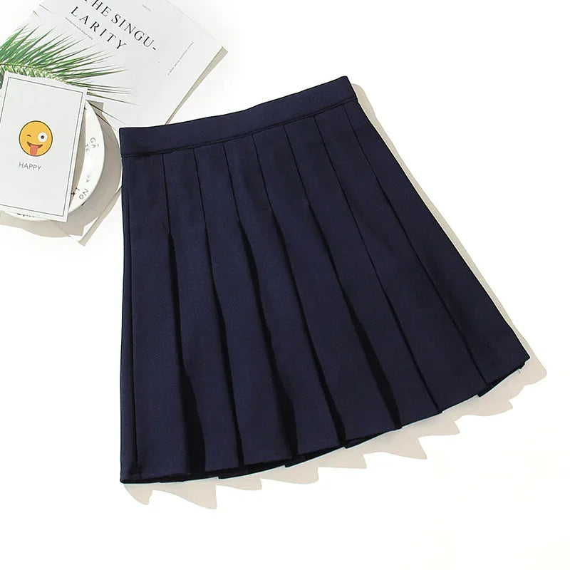 Black High Waist Mini Skirt