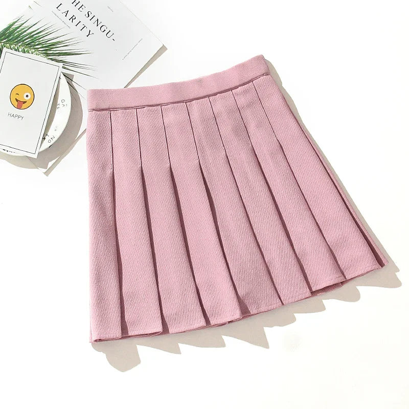 Black High Waist Mini Skirt