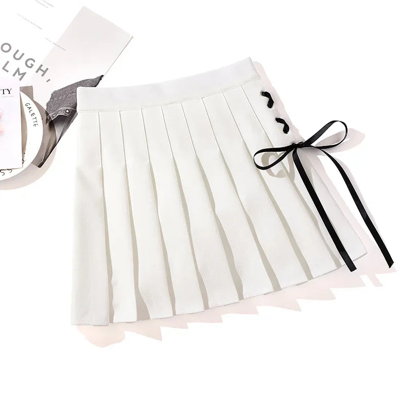 Black High Waist Mini Skirt