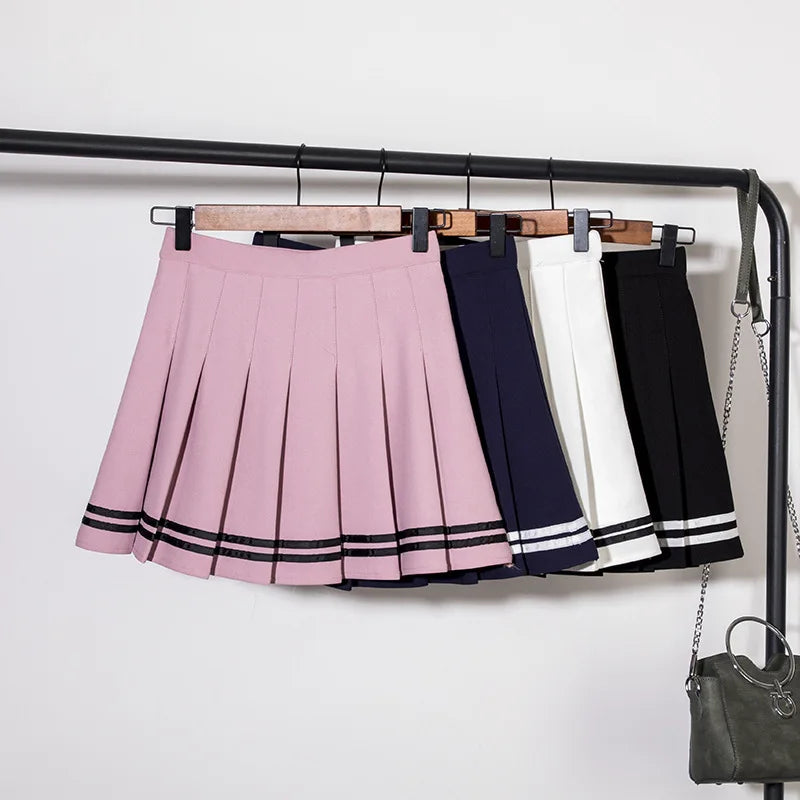 Black High Waist Mini Skirt