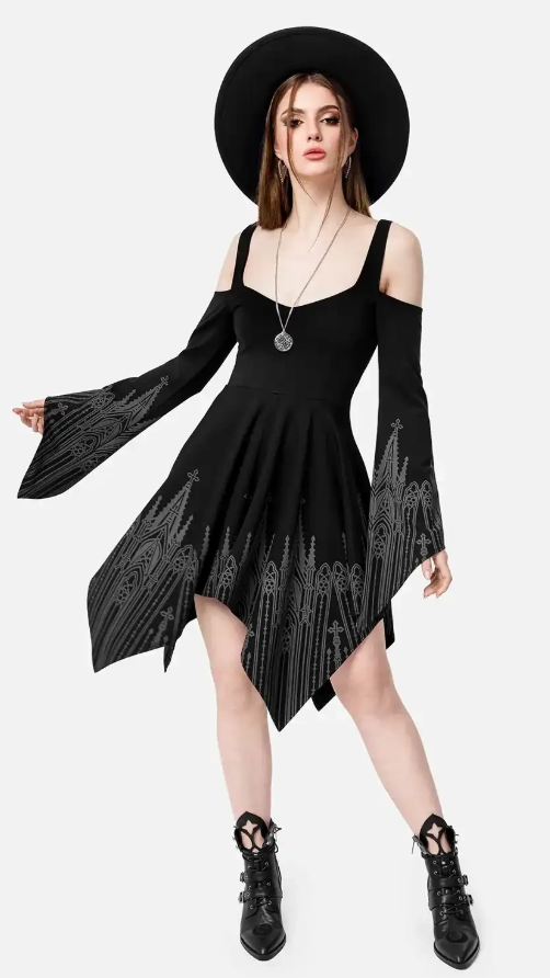 INFERNAL CHAPEL MINI DRESS