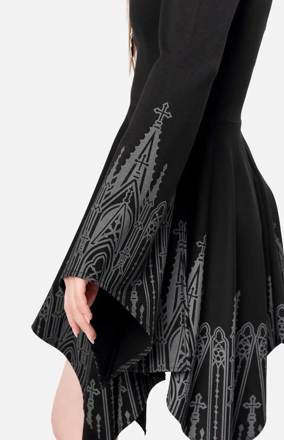 INFERNAL CHAPEL MINI DRESS