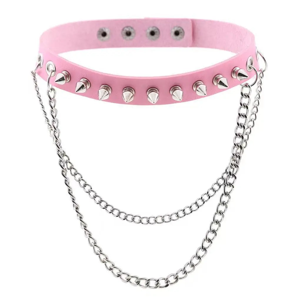 Different color chokers