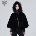 'Sweet Oblivion' Gothic Cape With Fur Lined Hood