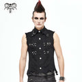 'Apathy' Distressed Punk Vest