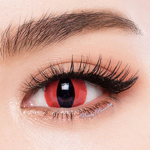 Cat Eye Red Contact Lenses