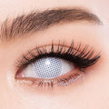 White Mesh Contact Lenses