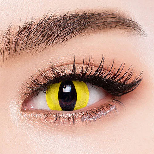 Cat Eye Yellow Contact Lenses