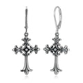Unisex Gothic Cross Earrings