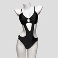 Women’s Grunge Ring Cutout Swimsuit