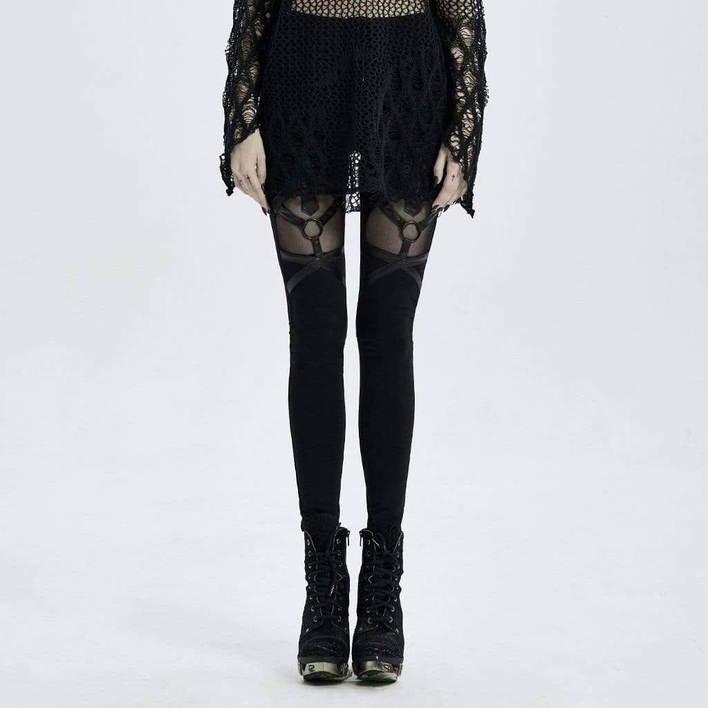 Women’s Gothic Straps Leggings
