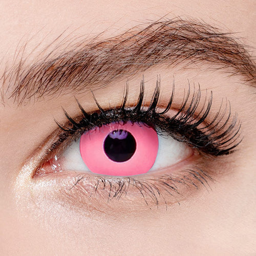 UV Reactive Pink Contact lenses