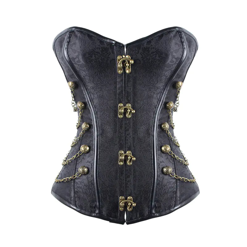 Gothic Corset with a zipper