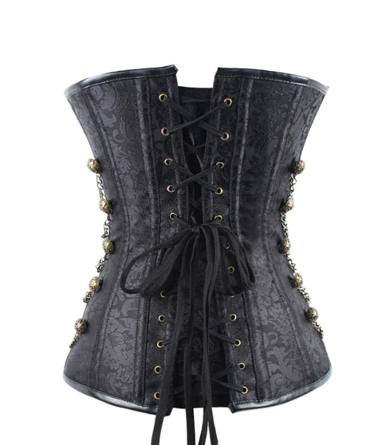Gothic Corset with a zipper